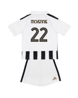 Juventus Weston McKennie #22 Maglia Gara Casa Repliche 2026-27 Bambino Maniche Corte Juventus Weston McKennie #22 Maglia Gara Casa Repliche 2026-27 Bambino Maniche Corte